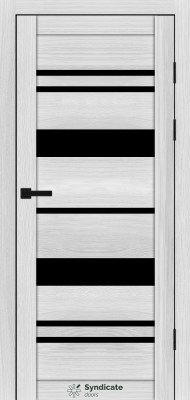 SD-PVC-104 Сіра структура скло BLK